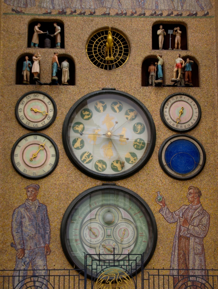 The astronomical clock in Olomouc
